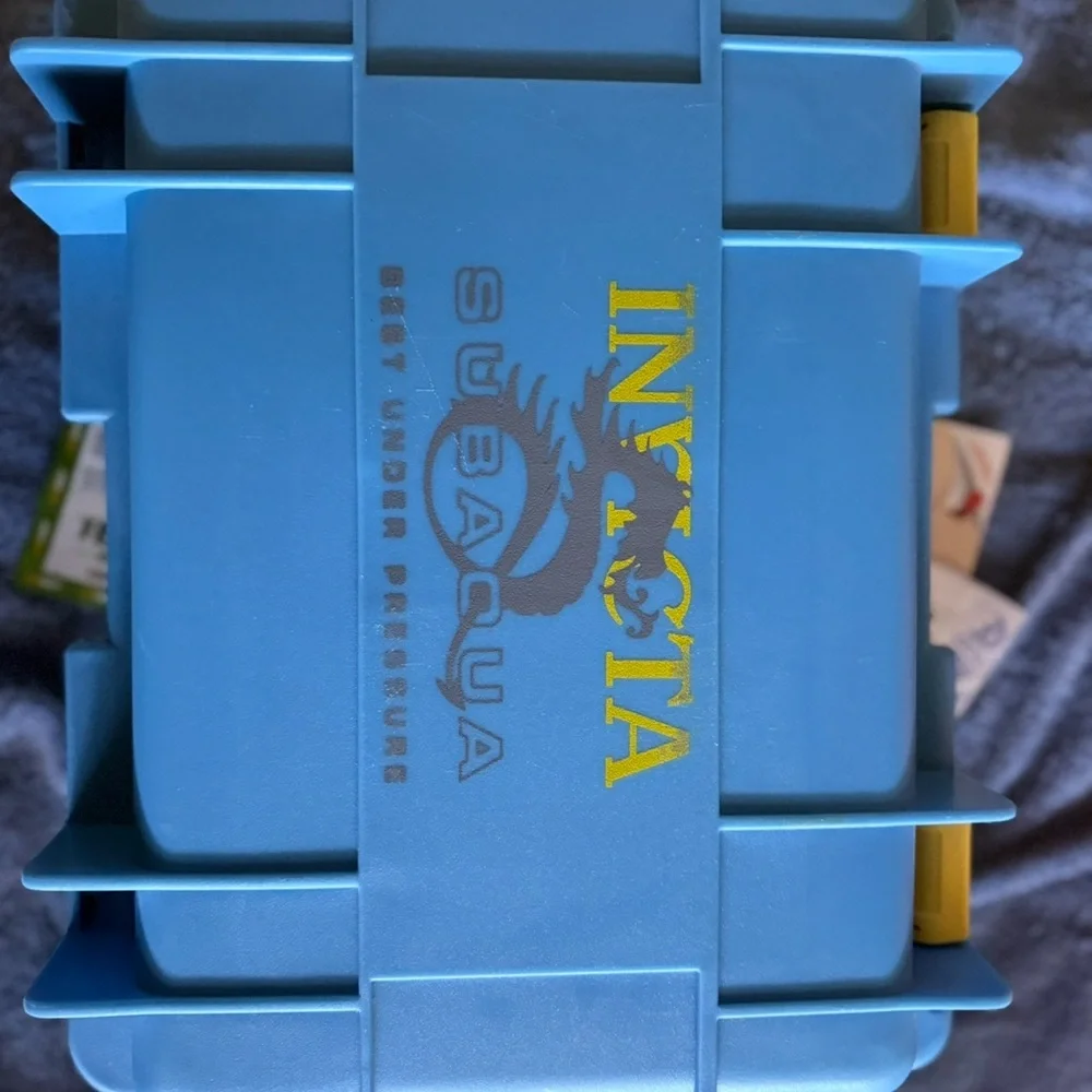 Invicta Light Blue Smartwatch Case with Black Foam